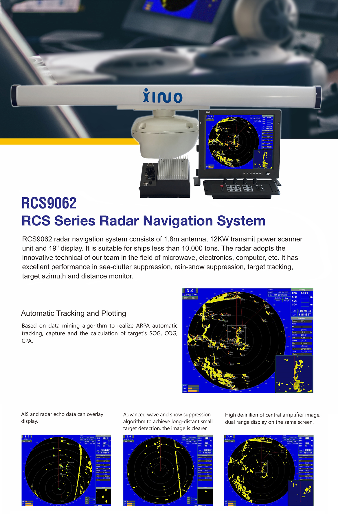 RCS9062 Series Radar Navigation System